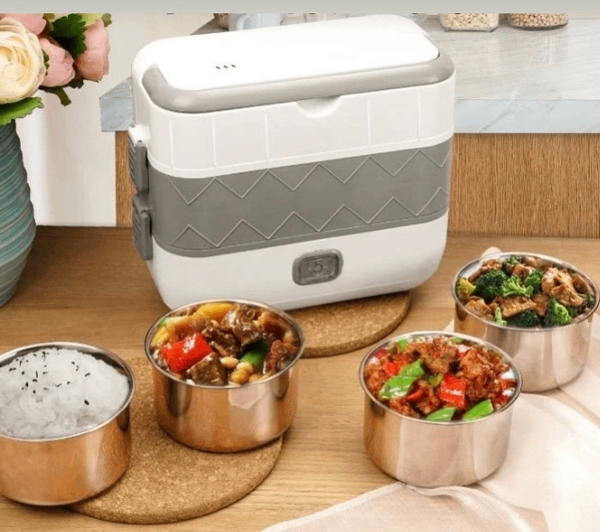 Boîte à lunch chauffante électrique