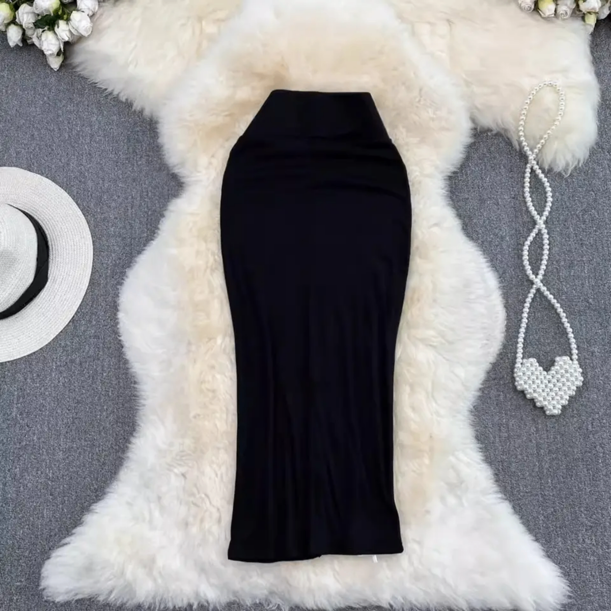 Jupe Crayon Élégante Femme