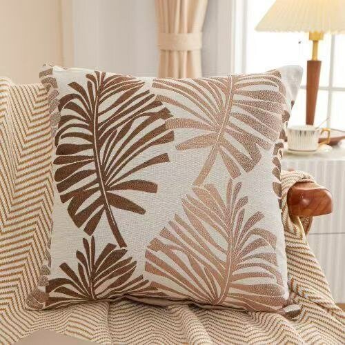 Coussin motif palmier