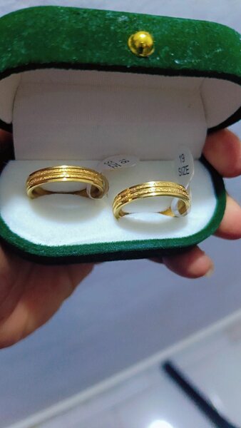 Anneaux Plaqués Or Élégants