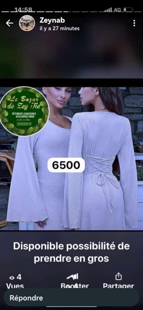 Robe longue manches évasées