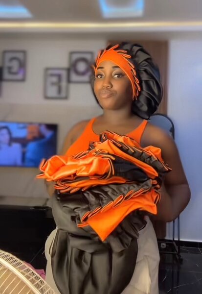 Chapeau de Nuit Satin Réversible