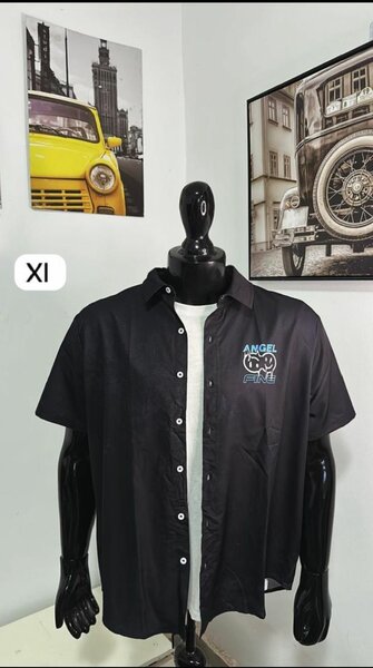 Chemise décontractée noire