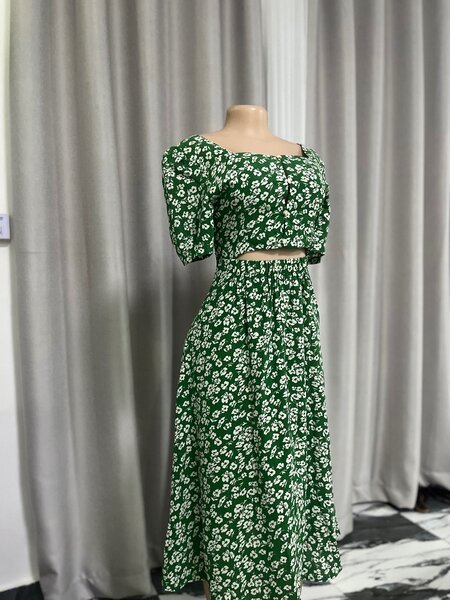 Floral  flare dress