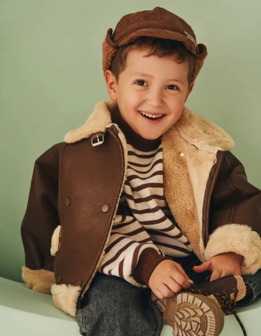 Кожаная куртка с мехом