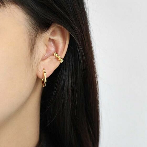 Irregular Geometry Hoop Earrings