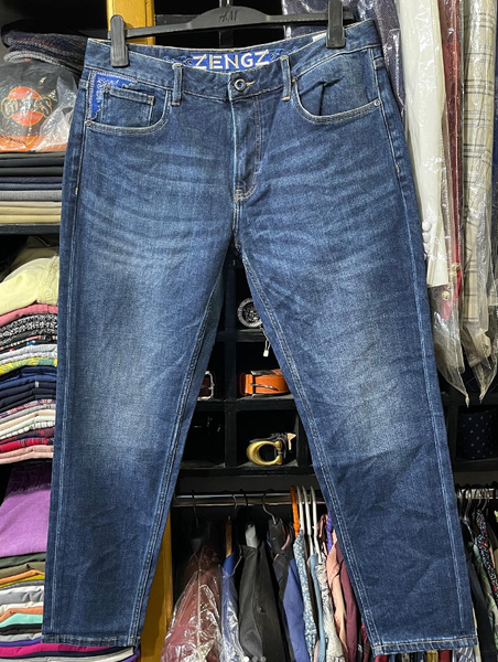 Biker Tattered Stretch Jeans