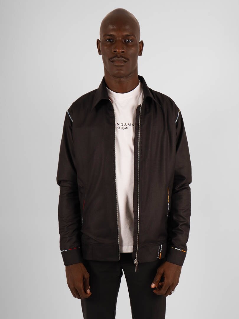 Veste noire Homme