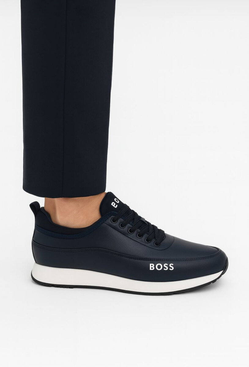 Sneakers Boss en cuir élégants