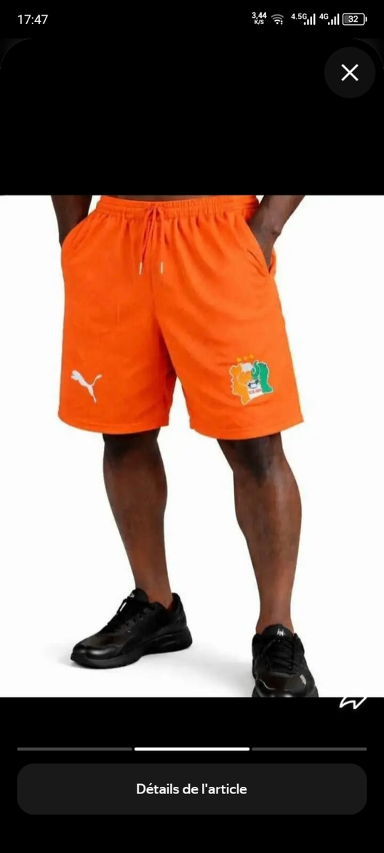 Shorts Puma Équipe Côte d'Ivoire
