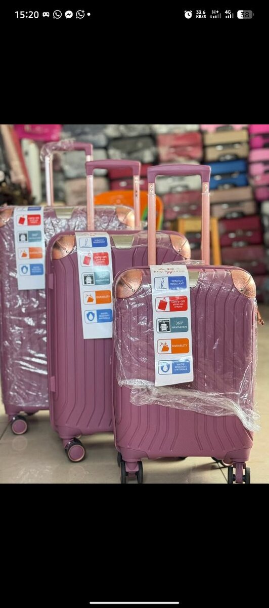 Set de valises rigides 360°