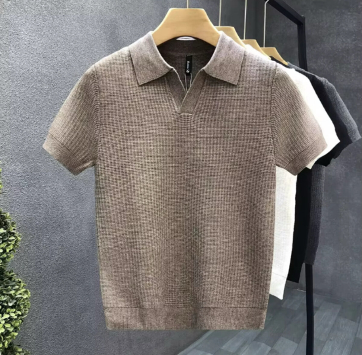 Polo en maille pour homme