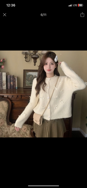 теплый кардиган на весну