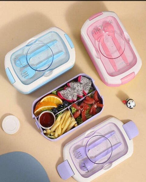 Boîte à Lunch Compartimentée Colorée