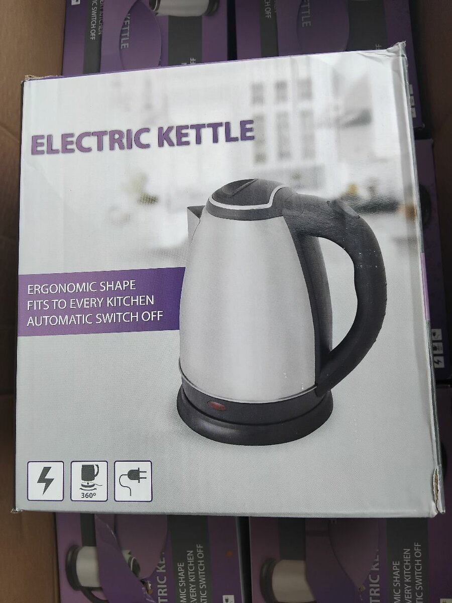 Bouilloire électrique en acier inoxydable 1,5L