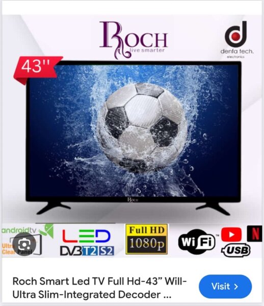 Téléviseur Roch LED 43 pouces
