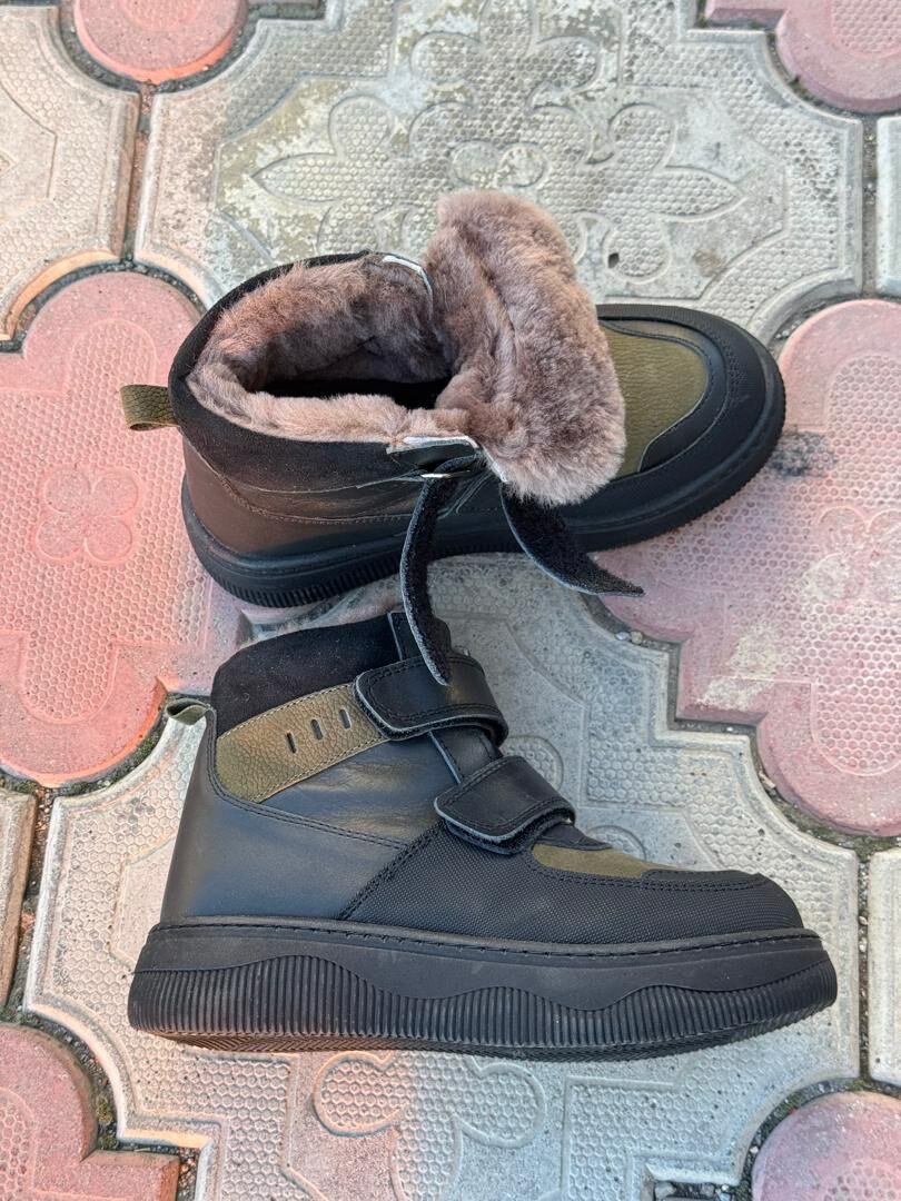 Кожанные ботинки