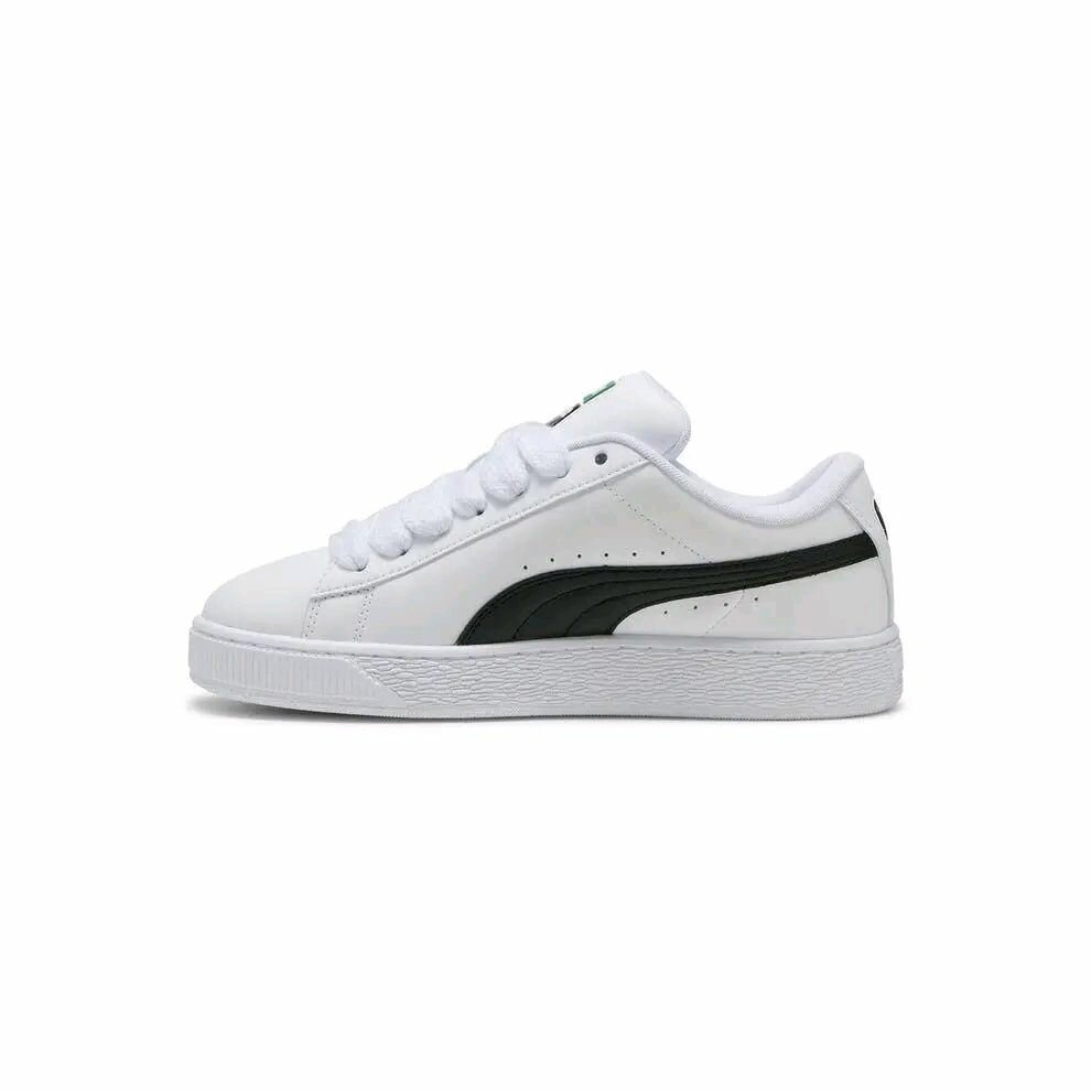 Baskets blanches en cuir unisexe