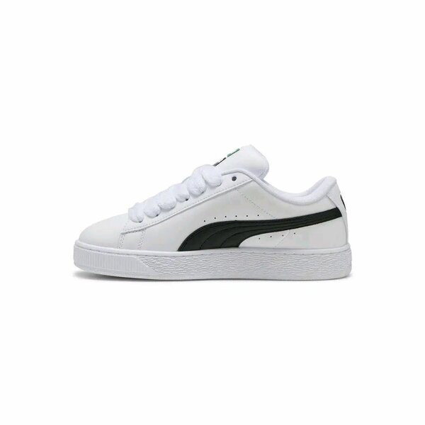 Baskets blanches en cuir unisexe