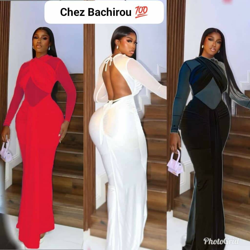 Robe de soirée élégante femme