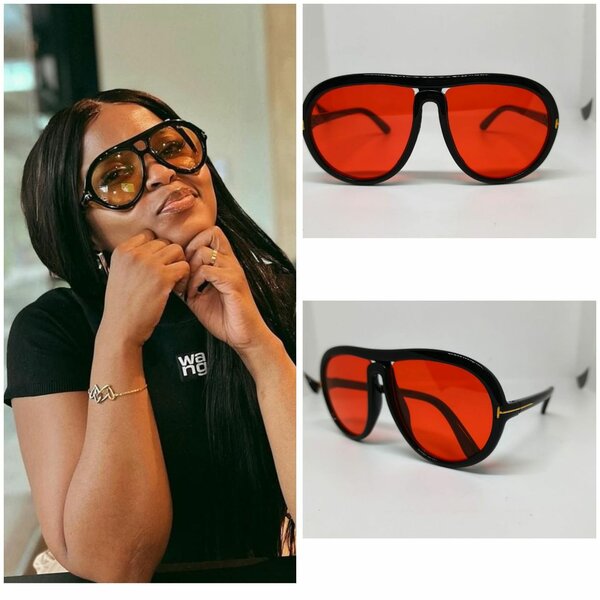 Lunettes Retro Rouges