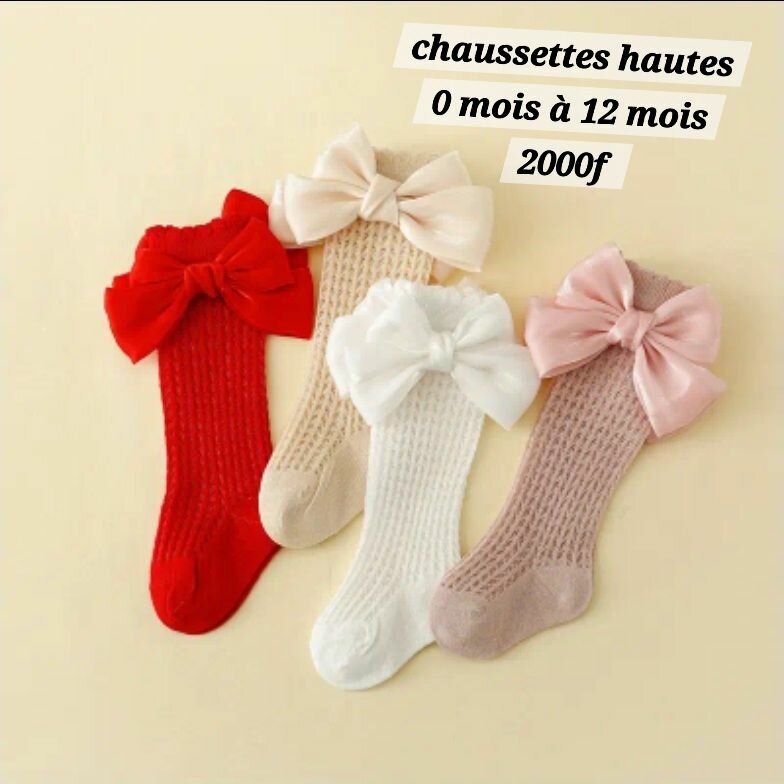Chaussettes Bébé Belles Nœuds