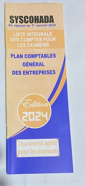 SYSCOHADA Plan Comptable Entreprises 2024