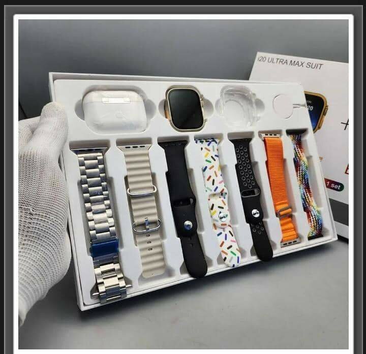 Smartwatch,Airpod and 7 Straps