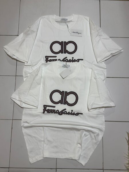 T-shirt logo élégant blanc