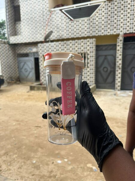 Gourde Fleurie à Paille