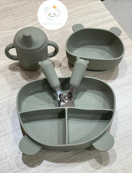 Set repas silicone pour bébé