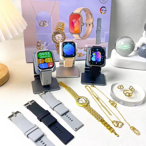 Montre intelligente D15 GS avec bijoux