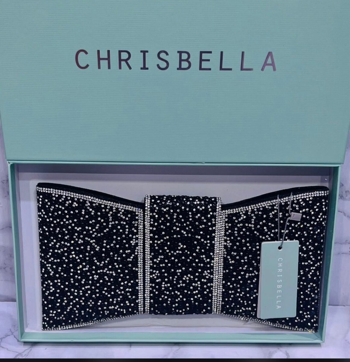 Clutch élégant avec strass