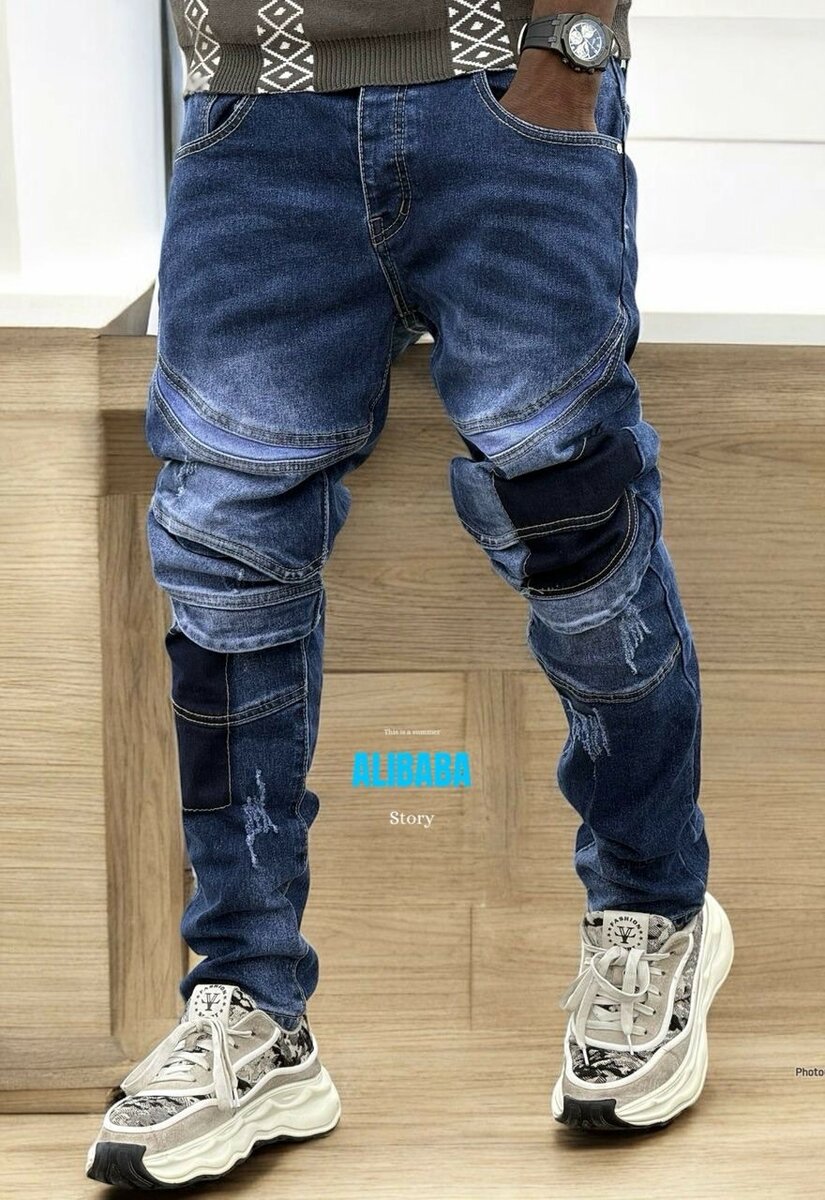 Jean cargo pour homme tendance