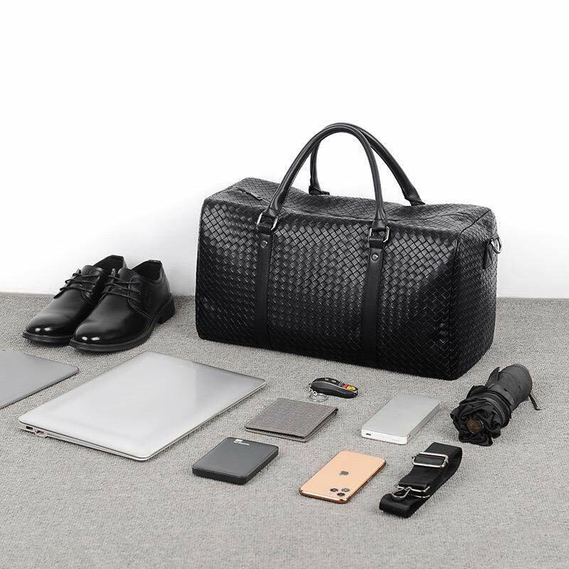 Sac de Voyage en Cuir Noir