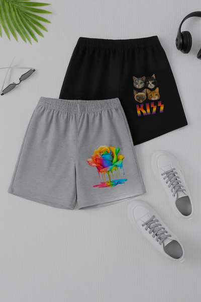 Shorts décontractés imprimés