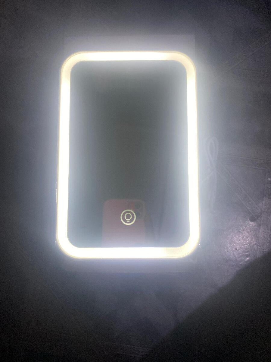 Miroir LED Tactile Portable