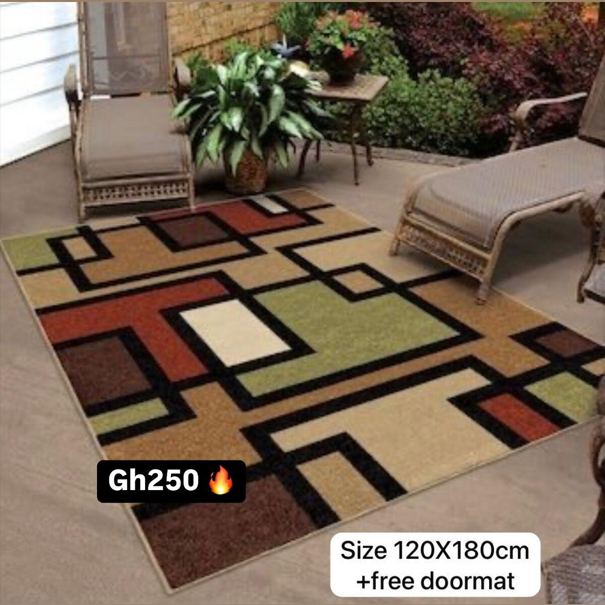 A beautiful carpet for the house