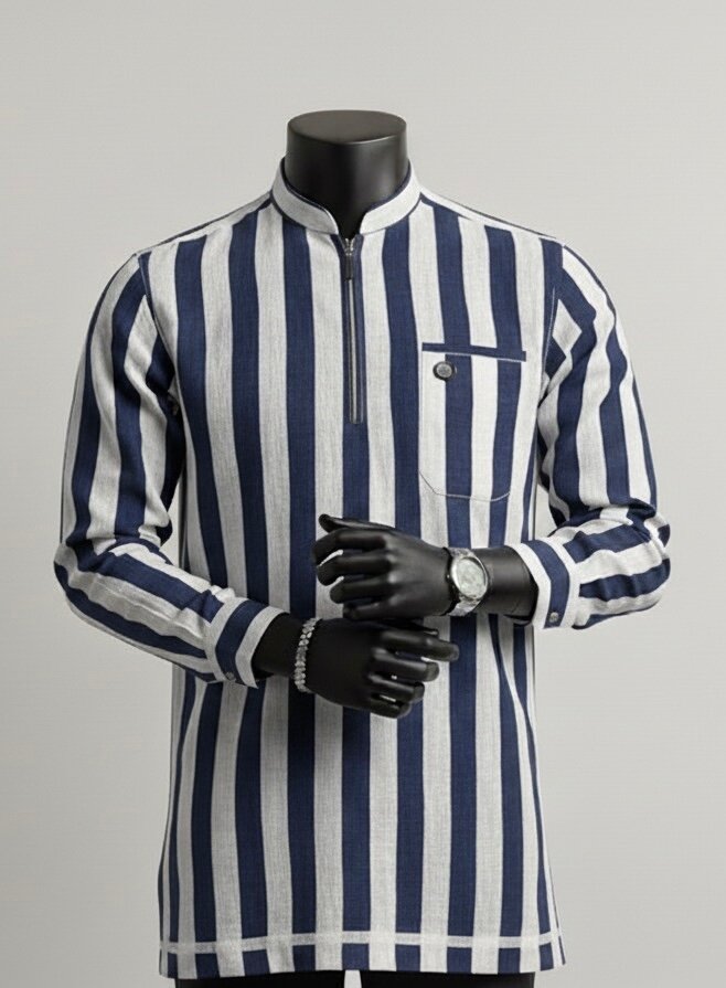 Chemise Homme Rayée Élégante