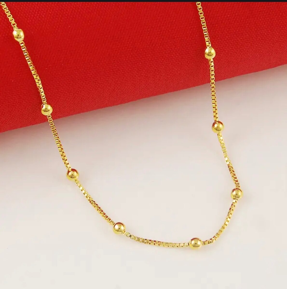 Цепочка с золотым покрытием