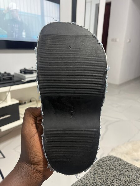 Claquettes en denim stylées