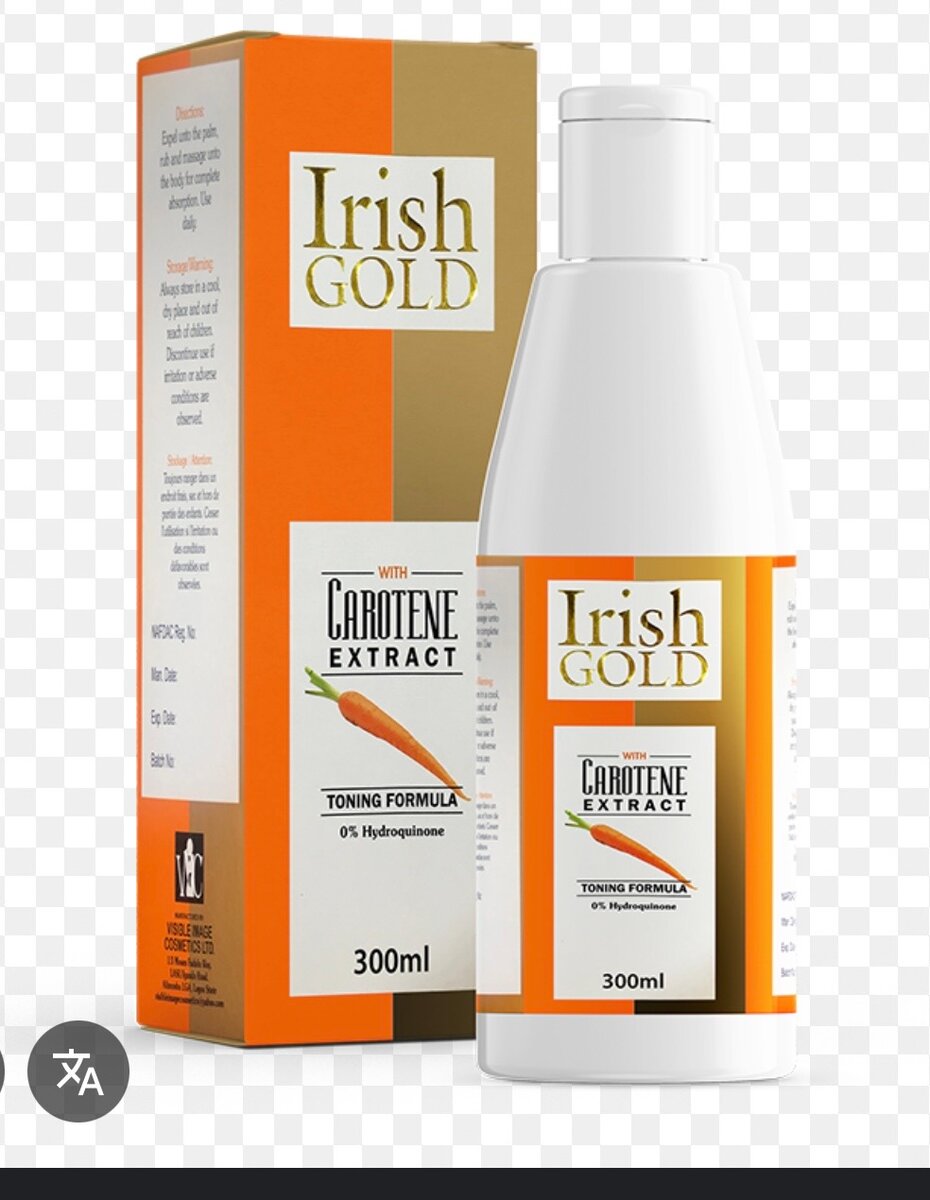 Lotion Irish Gold Carrot