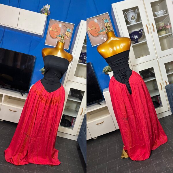 Robe longue bustier élégante