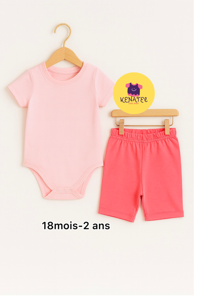 Ensemble Bébé Rose 18-24M
