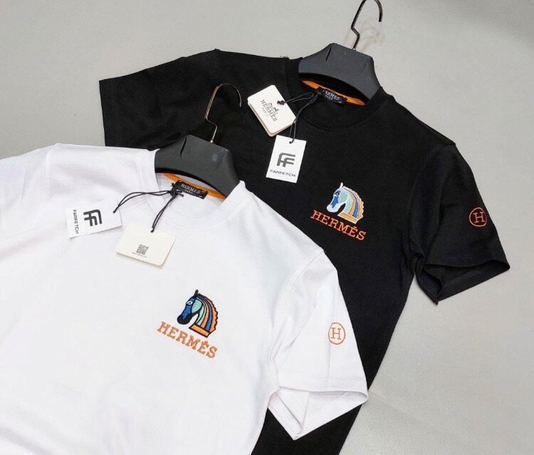 T-shirts de designer noir et blanc