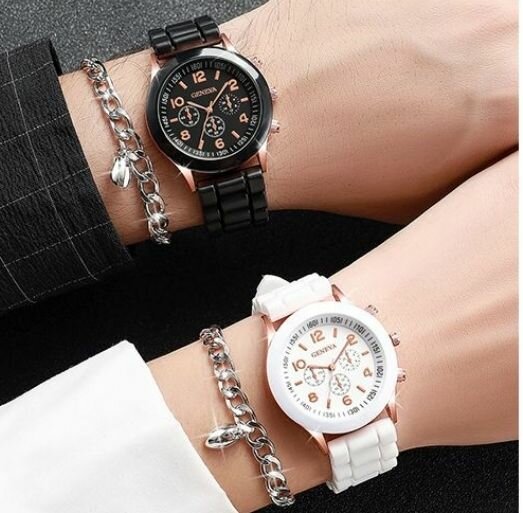 2 montre & bracelet Couple