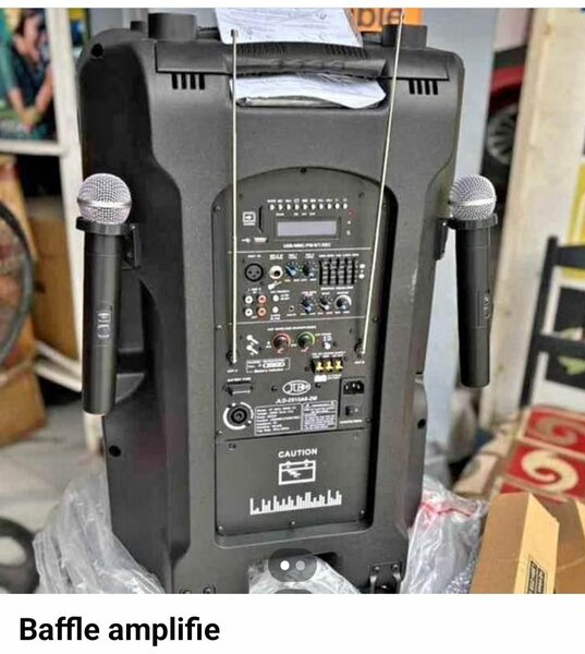 Amplificateur portable avec micro