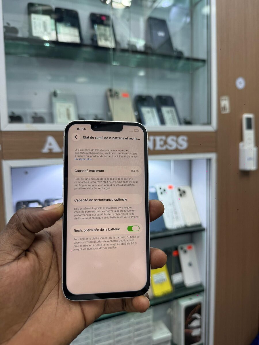 13 simple message écran