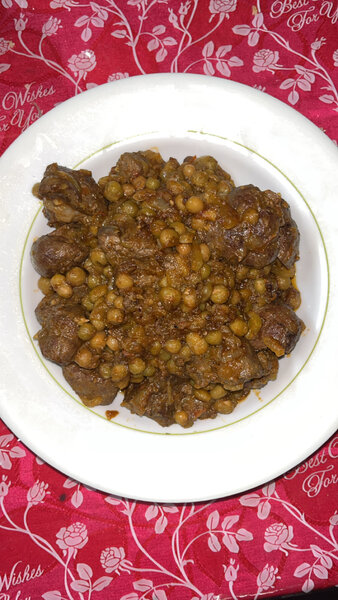 Petit pois aux rognons