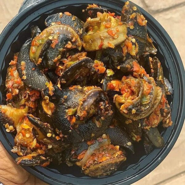 Délicieux repas épicé africain